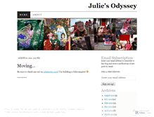 Tablet Screenshot of juliefarley.wordpress.com