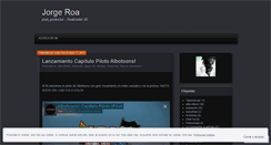 Desktop Screenshot of jorgeroa.wordpress.com