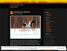 Tablet Screenshot of matkustaa.wordpress.com