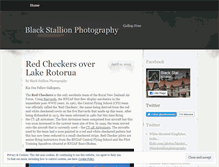 Tablet Screenshot of blackstallionphotography.wordpress.com