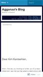 Mobile Screenshot of agganaa.wordpress.com