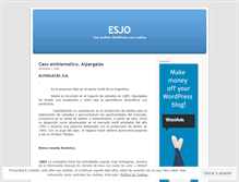 Tablet Screenshot of esjo.wordpress.com