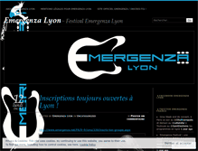 Tablet Screenshot of emergenzalyon.wordpress.com