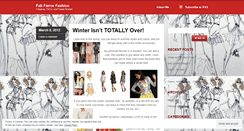 Desktop Screenshot of fabfiercefashion.wordpress.com