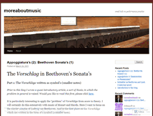 Tablet Screenshot of moreaboutmusic.wordpress.com