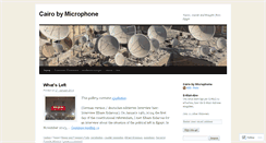 Desktop Screenshot of cairobymicrophone.wordpress.com