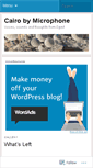 Mobile Screenshot of cairobymicrophone.wordpress.com