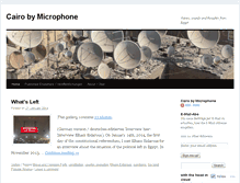 Tablet Screenshot of cairobymicrophone.wordpress.com