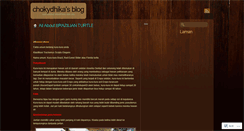 Desktop Screenshot of chokydhika.wordpress.com