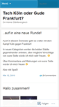 Mobile Screenshot of coloniavsfraenkfurt.wordpress.com