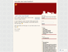 Tablet Screenshot of coloniavsfraenkfurt.wordpress.com