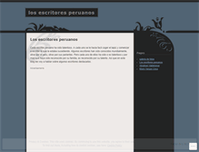 Tablet Screenshot of literaturadelperu.wordpress.com