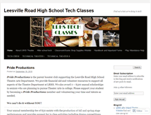 Tablet Screenshot of lrhstechclasses.wordpress.com