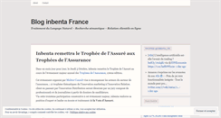 Desktop Screenshot of inbentarecherchesemantique.wordpress.com