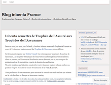 Tablet Screenshot of inbentarecherchesemantique.wordpress.com