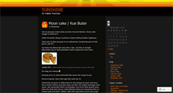 Desktop Screenshot of 5un5hine.wordpress.com