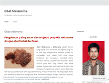 Tablet Screenshot of obatmelanomail.wordpress.com
