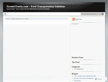 Tablet Screenshot of fordtruck.wordpress.com