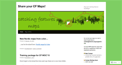 Desktop Screenshot of catchingfeatures.wordpress.com