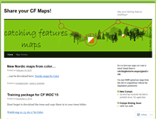 Tablet Screenshot of catchingfeatures.wordpress.com