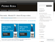 Tablet Screenshot of pedrorosaremax.wordpress.com