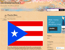 Tablet Screenshot of centralamerica3.wordpress.com