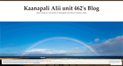 Desktop Screenshot of kaanapalialii462.wordpress.com