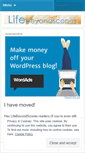 Mobile Screenshot of lifebeyondscones.wordpress.com