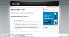 Desktop Screenshot of mebeingneo.wordpress.com