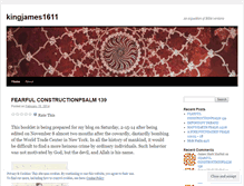 Tablet Screenshot of kingjames1611.wordpress.com
