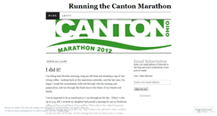 Desktop Screenshot of cantonmarathon.wordpress.com