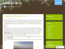 Tablet Screenshot of kimbles.wordpress.com