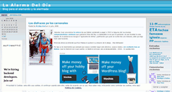 Desktop Screenshot of laalarmadeldia.wordpress.com