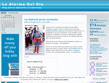 Tablet Screenshot of laalarmadeldia.wordpress.com