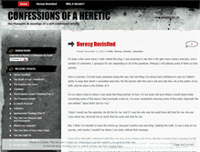 Tablet Screenshot of hereticconfessions.wordpress.com