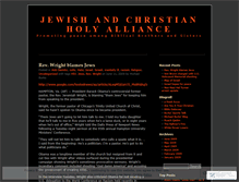 Tablet Screenshot of jewishandchristianholyalliance.wordpress.com