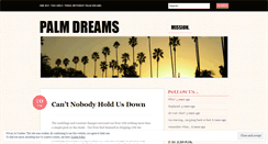 Desktop Screenshot of palmdreams.wordpress.com