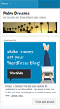Mobile Screenshot of palmdreams.wordpress.com