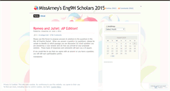 Desktop Screenshot of missarney.wordpress.com