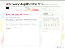 Tablet Screenshot of missarney.wordpress.com