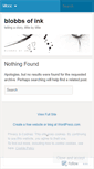 Mobile Screenshot of blobbsofink.wordpress.com