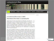 Tablet Screenshot of laotracolumna.wordpress.com