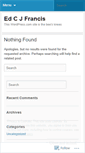 Mobile Screenshot of edcjfrancis.wordpress.com