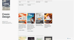Desktop Screenshot of cronicdesign.wordpress.com