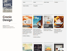 Tablet Screenshot of cronicdesign.wordpress.com
