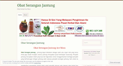 Desktop Screenshot of obatseranganjantungblog.wordpress.com