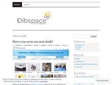 Tablet Screenshot of dibspace.wordpress.com