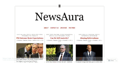 Desktop Screenshot of newsaura.wordpress.com