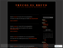 Tablet Screenshot of juegoelbruto.wordpress.com