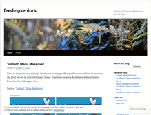 Tablet Screenshot of feedingseniors.wordpress.com
